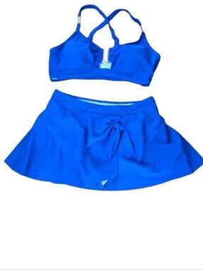 SheCurve Royal Blue Two-Piece Swim Set